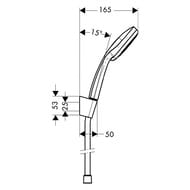 ������� ����� Hansgrohe Croma 100 Multi/Porter'S (������ ���, ���������, ����� 1,25�) 27593000