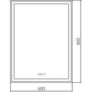 ������� Silver Mirrors ����-4 (600�800) LED-���������, ������, ������, ���� ��-00001379