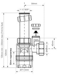   McAlpine (1 1/2"40)  ,     MRSK2-SV-NW