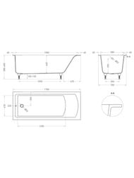 ����� ������������ Salini Cascata (1700�700�600) ���.������, S-Stone, ����� ������� 104423M