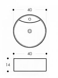 �������� ��������� toHit Ogma D40 400x400x140 ������ ������ TH03-0401405