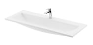 Умывальник RAVAK CLEAR (800х380х120) мебельный, белый, с отверстием под смеситель