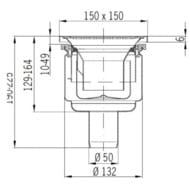 ���� ��� EG 150 DN50 150�150 ������������, ���������������, � ������� 405149
