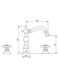 ��������� ��� ���� Migliore ARCADIA �� 3 ���������, ������ ML.ARC-8325.BR
