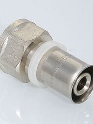 Пресс соединитель прямой VALTEC 20х1/2"В VTm.202.N.002004