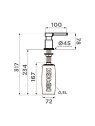 ������� Omoikiri OM-04-GM �������� ������, ����: ��������� ����� 4995051