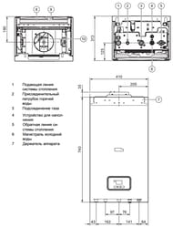Двухконтурный котел PROTHERM Гепард 23 MOV (атмо) (740х410х310) 9-23кВт арт.0010015236