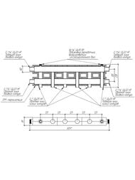 Модульный коллектор Gidruss MK-100-3.EPP до 100 кВт, 2 магистрали 1 1/4", 3 контура, EPP-термоизол — изображение 3