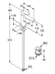 ��������� ������������ KLUDI RENON �� ���������� 110�� 42288N175