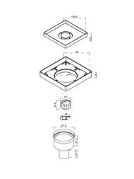 ���� ������� BERGES Trend Keramik 150*150 ��� �����. ������, D50 ������������, 093004