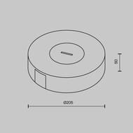 ���������� ��������� ���� ��� ����� ������� Maytoni Parity (������) TRA130SC-1B ������, IP20