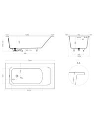 ����� �������. Salini Orlanda Plus Kit (1900�1004�600) ���.������,S-Sense,������ ������ 102114GF