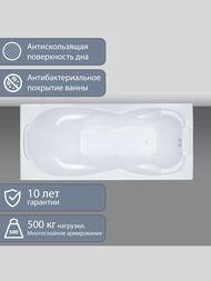 Ванна акриловая Triton Цезарь (1800х800) с каркасом и сливом-переливом V28O+V63+CK60PF