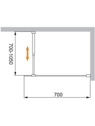 ������� ����������� CEZARES LIBERTA (700�1950) L-1-70-C-Cr ������ ����������, ������� ����, 1 ����  LIBERTA-70-C-PACK+LIBERTA-75/105-SET-Cr