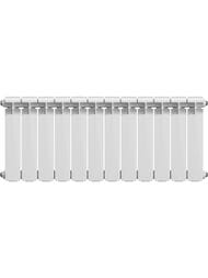 Радиатор алюминиевый RIFAR Alum Eco 350 (415х972х90) 12 секций, 1560 Вт, бок.подкл. белый — изображение 2