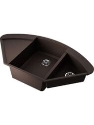 Мойка Omoikiri SAKAIME 105C-DC (1057х575х230) врезная, угловая, тетогранит,цвет-темн.шоколад 4993208