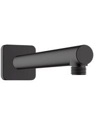 Кронштейн для верхнего душа Hansgrohe Vernis Shape 26405670 240 мм настенный, черный матовый — миниатюра 1