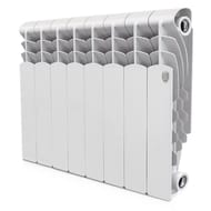 Радиатор алюминиевый ROYAL THERMO Revolution 350 (420х647х80) 1020Вт, 8 секций, белый