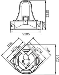 �������������� ������� ����� Gemy G9070 K (1700�1700�2250) � ������� �����