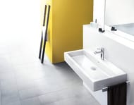 Смеситель Hansgrohe Metris 31084000 для умывальника с фиксированным изливом, без донного клапана