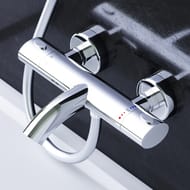 Смеситель AM.PM Sense 5 для ванны и душа F7550000/F7550064 с термостатом, излив 183 мм