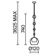 ��������� ���������� Maytoni Ros (���) MOD227PL-01B1, 28��, IP20, GU10, ������