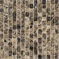 Мозаика мраморная Wild Stone Dark Emperador Polished 20х20 (305х305х4) коричневая, JMST023 (шт.)