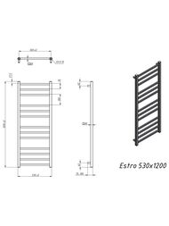 GROTA ESTRO  ""  530x1200 . ., /. . D-1/2"