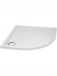 Душевой поддон из стеклокомпозита CEZARES (900х900х35) полукруглый TRAY-M-R-90-550-35-W белый