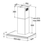 ������� Korting KHC 6989 GN (600�500) 950 �3/�, 244 ��, ������/������ ������