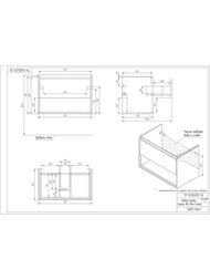 ����� ��� �������� Cersanit LOUNA 80 763�530�438 ���������, ����� 64071