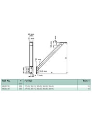 �������� ��� ������� Walraven Strut 300��, ������������, 6628230R