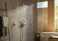 Верхний душ Hansgrohe Raindance E 300 1jet с настенным держателем, черный матовый 26238670