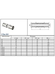 Пресс муфта VALTEC 26х16 VTm.203.N.002616