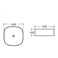 �������� ��������� Aquanet Trend-1 400�140 ��� �������� � ���. ��� ����., ����� 273683