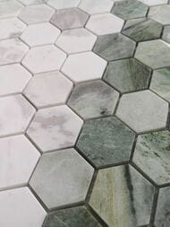 ������� �� ������������ ����� LeeDo Pietrine Hexagonal Dolomiti bianco POL hex 23�40 (292�289�7) ��