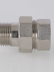 Американка VALTEC  1/2" НВ латунь никелированная VTr.341.N.0004