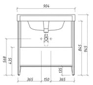 ����� ��� �������� Caprigo ������ ����� 90 noce guarneri 904�945�510 33619UV-B168