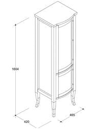 ����� Caprigo ����� noce antico 465�1600�420 ������ 11550R-�009