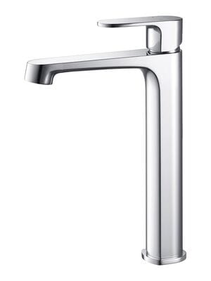 Смеситель для раковины Aquatek Оберон AQ1204CR однозахватный, излив 239мм, б/дон. клапана, хром