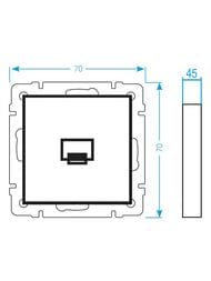  Werkel Ethernet RJ-45 ( ) W1181013