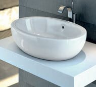 Умывальник-чаша Ideal Standard Lux STRADA 600х420х160 овальный, белый K078401