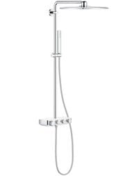 Душевая система Grohe Euphoria SmartControl 310 DUO Cube 26508LS0 термостат, настенн.монтаж,бел.луна — миниатюра 1