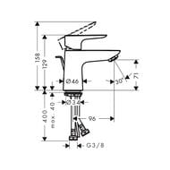 ��������� Hansgrohe Talis E 71703000 CoolStart ��� �����������, � ������ ��������, ����