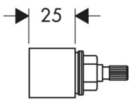 Hansgrohe ����� ��� ��������� 25 �� Hansgrohe 96370000