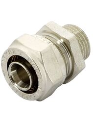 Соед. м/пластик обжим. Tiemme 20х3/4"Н 1600005(1600N002005) — миниатюра 1