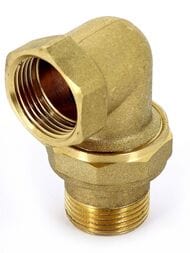 Американка Tiemme 2"Вх2"Н угловая, латунь 1500281(1565G000909)