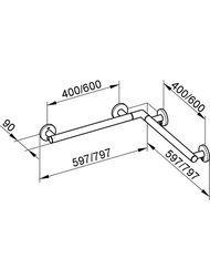 �������� ������� Keuco Plan Care 597/597 ��, ���� 34911 174400