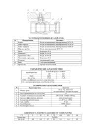 Кран шаровый 3/4" ВВ LD Pride бабочка черная, с накидной гайкой,  LD 47.346,20