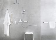 Шланговое подсоединение Hansgrohe Fixfit с клапаном обратного тока воды, без шарнира 26457000